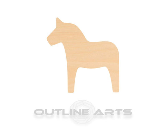 Unfinished Wooden Dala Horse Shape | Craft Supply **Bulk Pricing Available**  SHIPS FAST*thicknesses are NOMINAL*