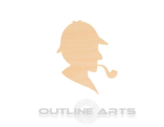 Unfinished Wooden Detective Shape | Craft Supply **Bulk Pricing Available**  SHIPS FAST*thicknesses are NOMINAL*