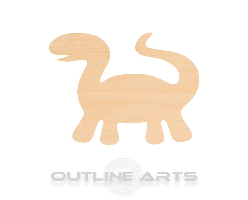 Unfinished Wooden Dinosaur Shape | Craft Supply **Bulk Pricing Available**  SHIPS FAST*thicknesses are NOMINAL*