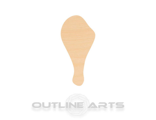 Unfinished Wooden Drumstick Shape | Craft Supply **Bulk Pricing Available**  SHIPS FAST*thicknesses are NOMINAL*