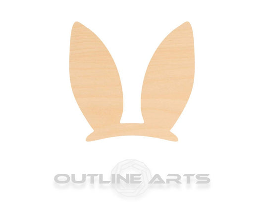 Unfinished Wooden Easter Bunny Ears Shape | Craft Supply **Bulk Pricing Available**  SHIPS FAST*thicknesses are NOMINAL*