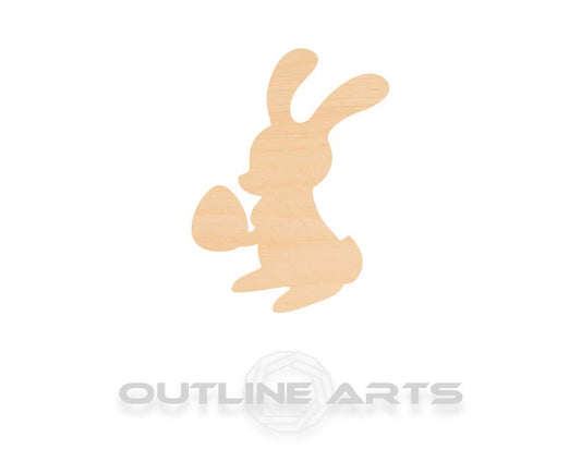 Unfinished Wooden Easter Bunny Shape | Craft Supply **Bulk Pricing Available**  SHIPS FAST*thicknesses are NOMINAL*