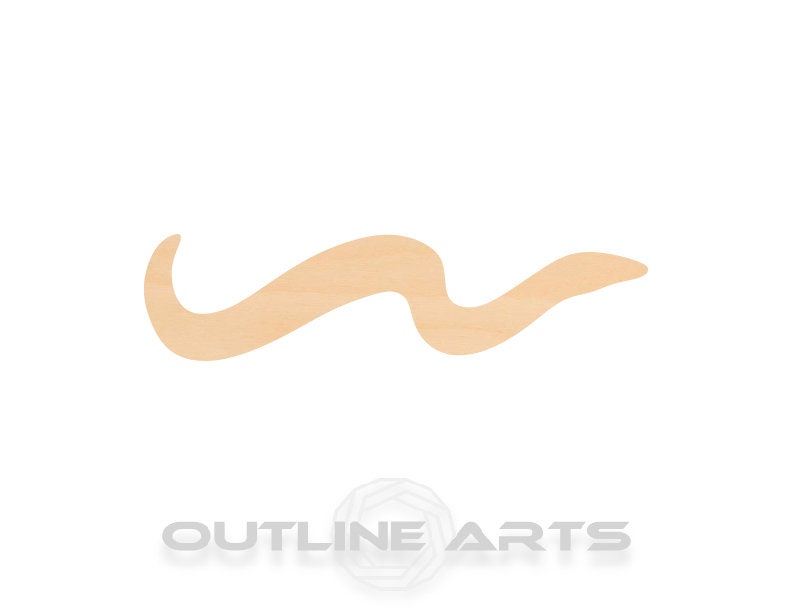 Unfinished Wooden Eel Shape | Craft Supply **Bulk Pricing Available**  SHIPS FAST*thicknesses are NOMINAL*