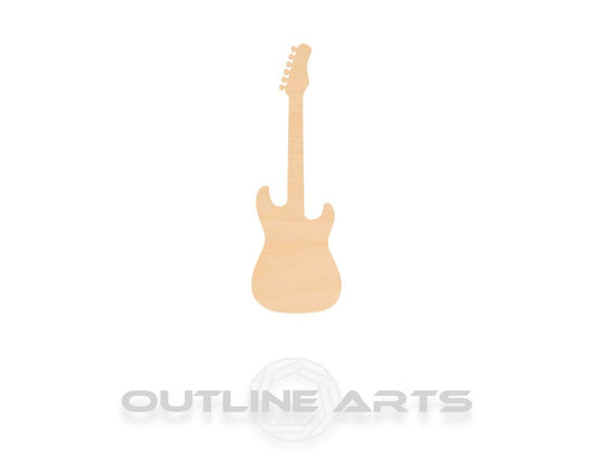 Unfinished Wooden Electric Guitar Shape | Craft Supply **Bulk Pricing Available**  SHIPS FAST*thicknesses are NOMINAL*