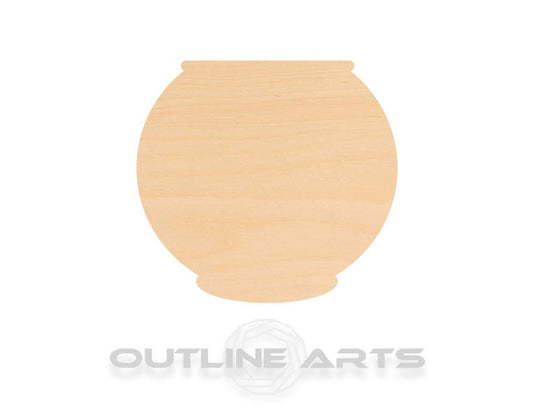 Unfinished Wooden Fish Bowl Shape | Craft Supply **Bulk Pricing Available**  SHIPS FAST*thicknesses are NOMINAL*