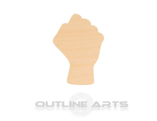 Unfinished Wooden Fist Shape | Craft Supply **Bulk Pricing Available**  SHIPS FAST*thicknesses are NOMINAL*