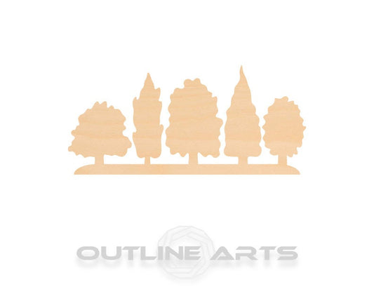 Unfinished Wooden Forest Shape | Craft Supply **Bulk Pricing Available**  SHIPS FAST*thicknesses are NOMINAL*