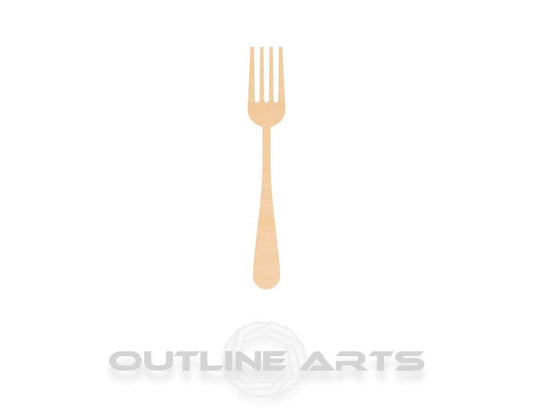 Unfinished Wooden Fork Shape | Craft Supply **Bulk Pricing Available**  SHIPS FAST*thicknesses are NOMINAL*