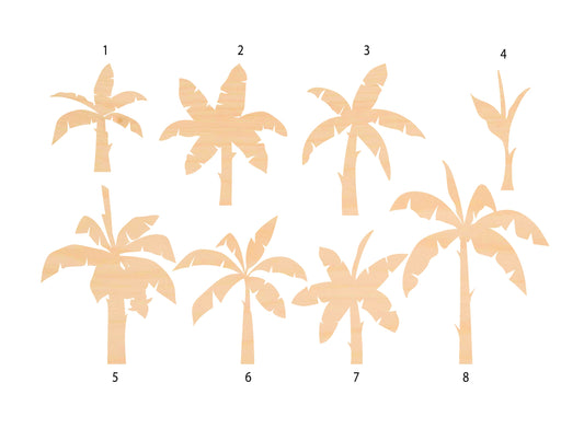 Unfinished Wooden Banana Tree Shape | Craft Supply **Bulk Pricing Available**  SHIPS FAST*thicknesses are NOMINAL*