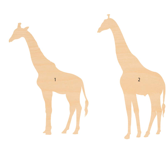 Unfinished Wooden Giraffe Shape | Craft Supply **Bulk Pricing Available**  SHIPS FAST*thicknesses are NOMINAL*