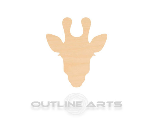 Unfinished Wooden Giraffe Head Shape | Craft Supply **Bulk Pricing Available**  SHIPS FAST*thicknesses are NOMINAL*