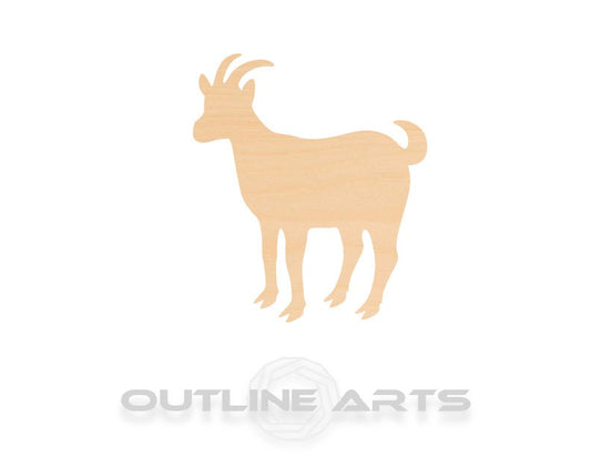 Unfinished Wooden Goat Shape | Craft Supply **Bulk Pricing Available**  SHIPS FAST*thicknesses are NOMINAL*