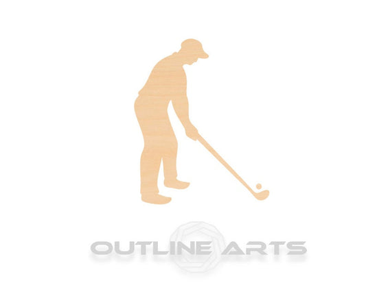 Unfinished Wooden Golfer Shape | Craft Supply **Bulk Pricing Available**  SHIPS FAST*thicknesses are NOMINAL*