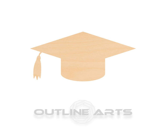 Unfinished Wooden Graduation Cap Shape | Craft Supply **Bulk Pricing Available**  SHIPS FAST*thicknesses are NOMINAL*