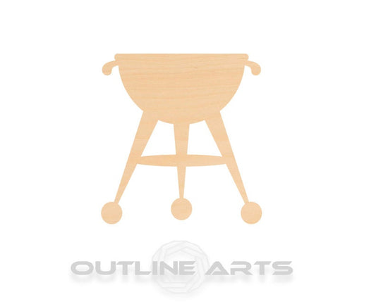 Unfinished Wooden Grill Shape | Craft Supply **Bulk Pricing Available**  SHIPS FAST*thicknesses are NOMINAL*