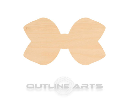 Unfinished Wooden Hair Bow Shape | Craft Supply **Bulk Pricing Available**  SHIPS FAST*thicknesses are NOMINAL*