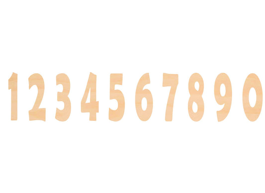 Unfinished Wooden Numbers Shape | Craft Supply **Bulk Pricing Available**  SHIPS FAST*thicknesses are NOMINAL*
