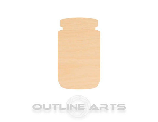 Unfinished Wooden Jar Shape | Craft Supply **Bulk Pricing Available**  SHIPS FAST*thicknesses are NOMINAL*