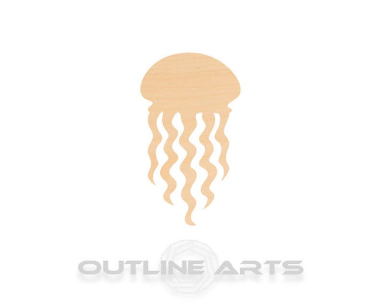 Unfinished Wooden Jellyfish Shape | Craft Supply **Bulk Pricing Available**  SHIPS FAST*thicknesses are NOMINAL*