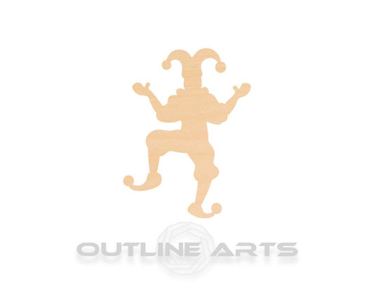 Unfinished Wooden Jester Shape | Craft Supply **Bulk Pricing Available**  SHIPS FAST*thicknesses are NOMINAL*