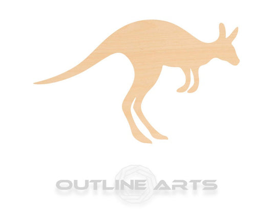 Unfinished Wooden Kangaroo Shape | Craft Supply **Bulk Pricing Available**  SHIPS FAST*thicknesses are NOMINAL*