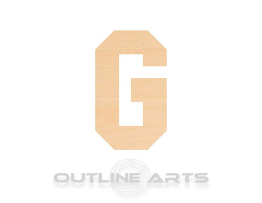 Unfinished Wooden Capital Letter G Shape | Craft Supply **Bulk Pricing Available**  SHIPS FAST*thicknesses are NOMINAL*