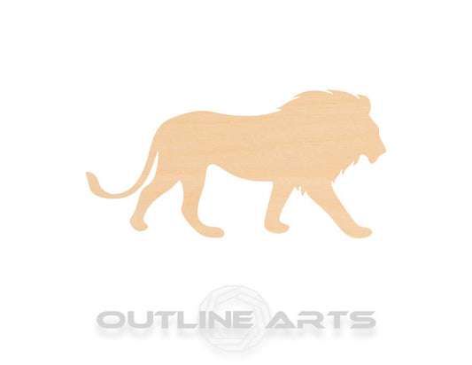 Unfinished Wooden Lion 2 Shape | Craft Supply **Bulk Pricing Available**  SHIPS FAST*thicknesses are NOMINAL*