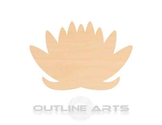 Unfinished Wooden Lotus Flower Shape | Craft Supply **Bulk Pricing Available**  SHIPS FAST*thicknesses are NOMINAL*