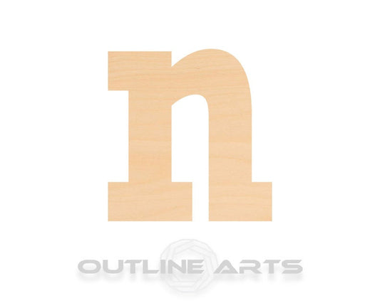 Unfinished Wooden Lowercase Letter N Shape | Craft Supply **Bulk Pricing Available**  SHIPS FAST*thicknesses are NOMINAL*