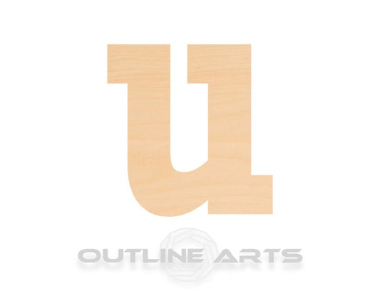 Unfinished Wooden Lowercase Letter U Shape | Craft Supply **Bulk Pricing Available**  SHIPS FAST*thicknesses are NOMINAL*