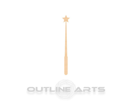 Unfinished Wooden Magic Wand 2 Shape | Craft Supply **Bulk Pricing Available**  SHIPS FAST*thicknesses are NOMINAL*