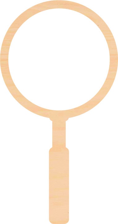 Unfinished Wooden Magnifying Glass Shape | Craft Supply **Bulk Pricing Available**  SHIPS FAST*thicknesses are NOMINAL*