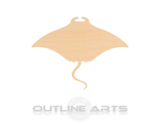 Unfinished Wooden Manta Ray Shape | Craft Supply **Bulk Pricing Available**  SHIPS FAST*thicknesses are NOMINAL*