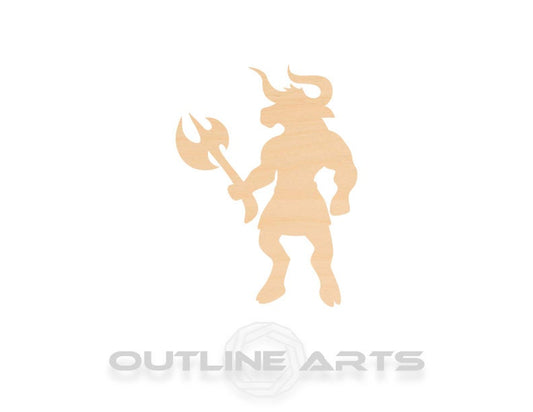 Unfinished Wooden Minotaur Shape | Craft Supply **Bulk Pricing Available**  SHIPS FAST*thicknesses are NOMINAL*