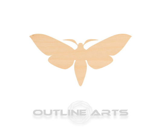 Unfinished Wooden Moth Shape | Craft Supply **Bulk Pricing Available**  SHIPS FAST*thicknesses are NOMINAL*