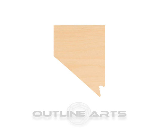 Unfinished Wooden Nevada Shape | Craft Supply **Bulk Pricing Available**  SHIPS FAST*thicknesses are NOMINAL*