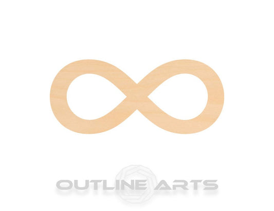 Unfinished Wooden Infinity Symbol Shape | Craft Supply **Bulk Pricing Available**  SHIPS FAST*thicknesses are NOMINAL*