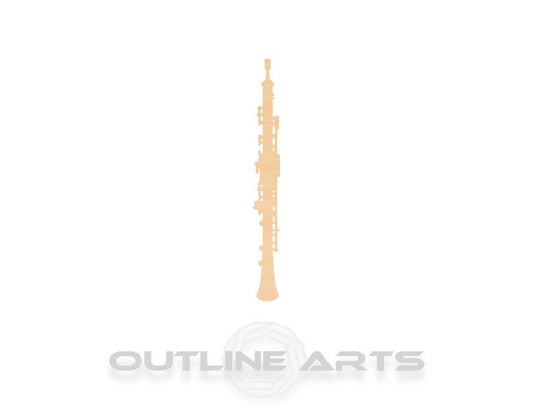 Unfinished Wooden Oboe Shape | Craft Supply **Bulk Pricing Available**  SHIPS FAST*thicknesses are NOMINAL*