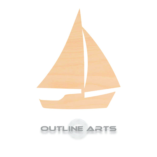 Unfinished Wooden Sailboat Shape | Craft Supply **Bulk Pricing Available**  SHIPS FAST*thicknesses are NOMINAL*