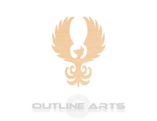 Unfinished Wooden Phoenix Shape | Craft Supply **Bulk Pricing Available**  SHIPS FAST*thicknesses are NOMINAL*