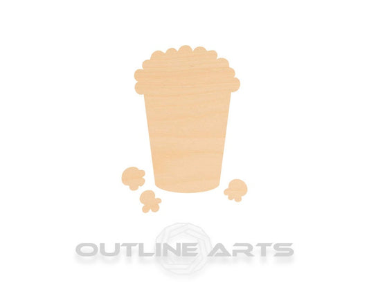 Unfinished Wooden Popcorn Shape | Craft Supply **Bulk Pricing Available**  SHIPS FAST*thicknesses are NOMINAL*