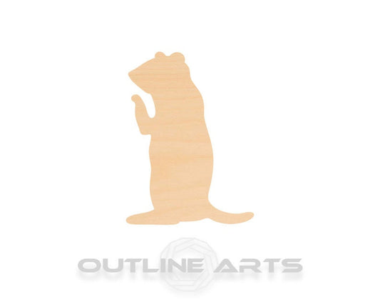 Unfinished Wooden Prairie Dog Shape | Craft Supply **Bulk Pricing Available**  SHIPS FAST*thicknesses are NOMINAL*