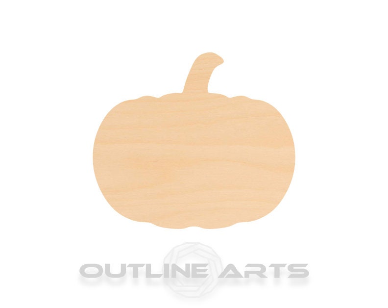 Unfinished Wooden Pumpkin Shape | Craft Supply **Bulk Pricing Available**  SHIPS FAST*thicknesses are NOMINAL*