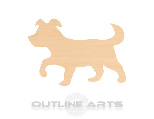 Unfinished Wooden Puppy 2 Shape | Craft Supply **Bulk Pricing Available**  SHIPS FAST*thicknesses are NOMINAL*