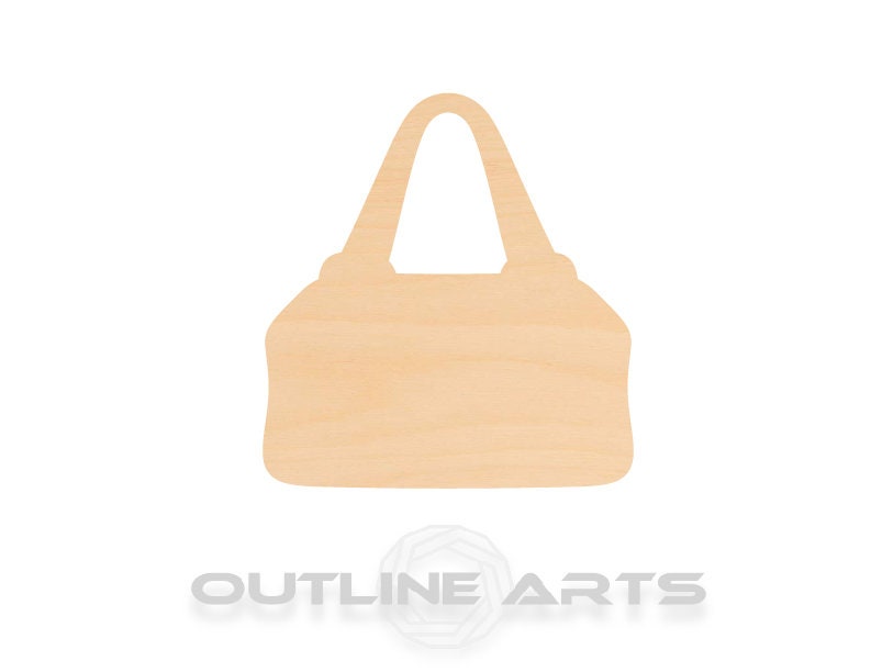 Unfinished Wooden Purse Shape | Craft Supply **Bulk Pricing Available**  SHIPS FAST*thicknesses are NOMINAL*