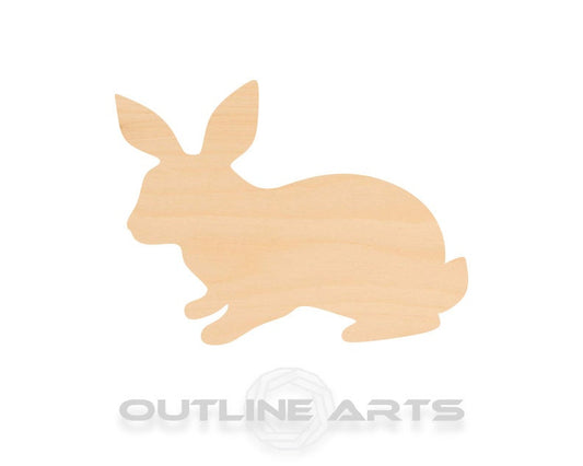 Unfinished Wooden Rabbit Shape | Craft Supply **Bulk Pricing Available**  SHIPS FAST*thicknesses are NOMINAL*