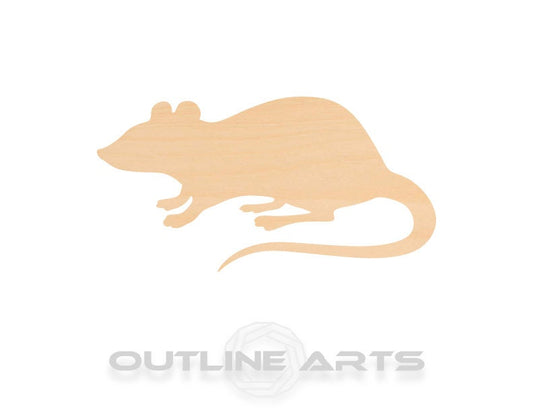 Unfinished Wooden Rat Shape | Craft Supply **Bulk Pricing Available**  SHIPS FAST*thicknesses are NOMINAL*