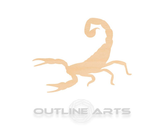 Unfinished Wooden Scorpion Shape | Craft Supply **Bulk Pricing Available**  SHIPS FAST*thicknesses are NOMINAL*