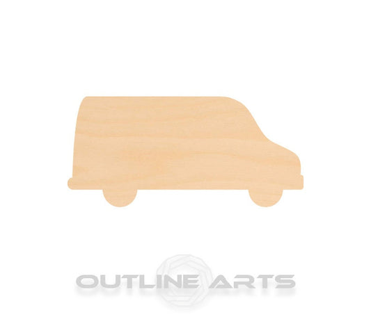 Unfinished Wooden Van Shape | Craft Supply **Bulk Pricing Available**  SHIPS FAST*thicknesses are NOMINAL*