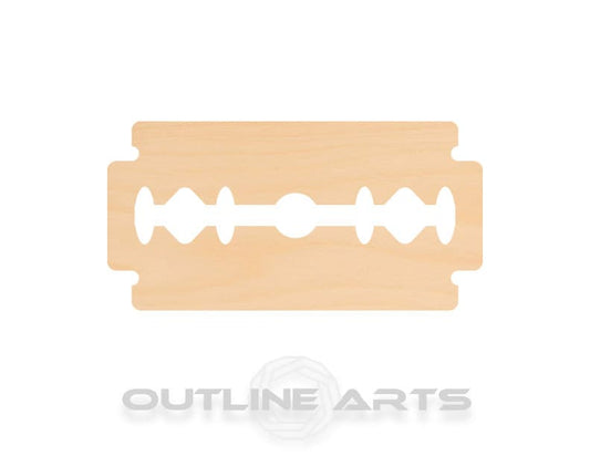 Unfinished Wooden Razor Blade Shape | Craft Supply **Bulk Pricing Available**  SHIPS FAST*thicknesses are NOMINAL*